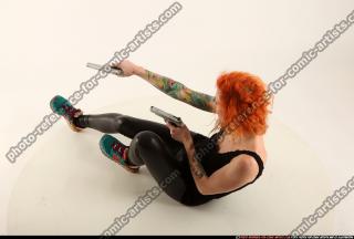 Zora Dual Pistols Pose 1